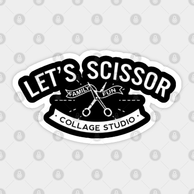 Let's Scissor Sticker by LouMax